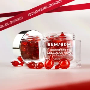 Apple Stem Cell Niacinamide Facial Serum Capsules anti-aging Collagen Squalane moisturizing Skin Care Essence Oil OEM