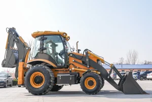 Backhoe Loader D-40L with Side Shift and Air Conditioning
