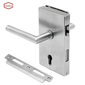 Stainless Steel 304 Big Office Glass Door Lock Lever Security