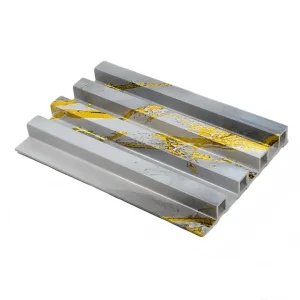 WPC wall panels customizable metal texture