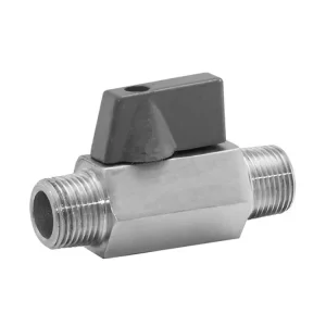 High-Quality Brass Mini Ball Valve with Male Thread Factory, Supplier