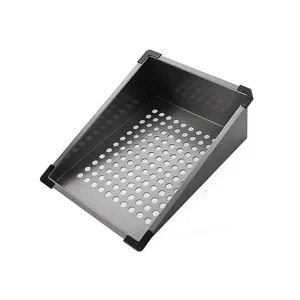 Stainless Steel Versatile Sink Colander and Washing Basin for Easy Food Prep