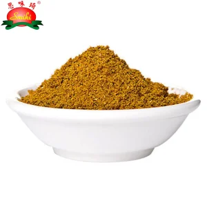 بودرة الكاري اللذيذة على الستيك