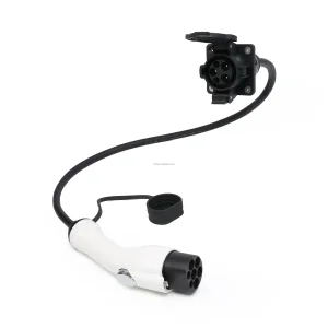 16A Type 2 EV Charging Plug and Socket 0.8m Cable EV Charging Plug