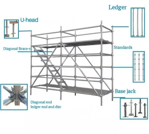 Heavy Duty All Round Ring Lock/Cuplock/Disc Scaffolding System