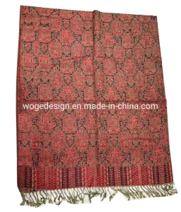 Dubai Islamic Dress Accessories Elegant Besutiful Ladies Jacquard 100%Viscose Pashmina Stole