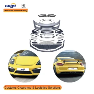 GUGO Body Kit for Porsche Cayman 981 GT4 Style Full Exterior Kit Track Inspired Design Vehicle Upgrade Custom Body Components