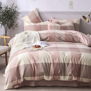 Hospital Cotton Fabric Bedding Hot Selling New Product 4 PCS Queen Bed
