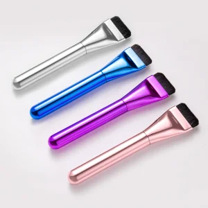 Luxury Silver Flat Makeup Brush