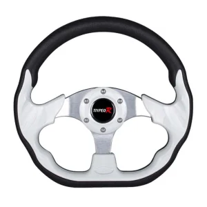 Tiypeor Universal Golf Cart Multipurpose PVC PU Racing Drift Sports Steering Wheel