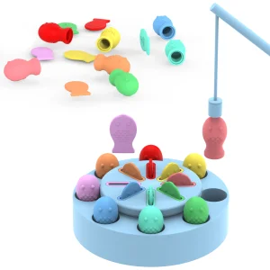 Amazon FBA Service Magnetic Fishing Game Fine Motor Skill Toy Montessori Preschool Gift for Kids Early Learning with 2 Pole