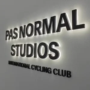 Wholesale Mirror Gold 3D Backlit Sign Letters Luxury Halo Effect for Storefront Companies, Company