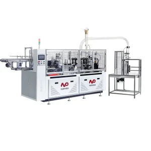 High Speed Automatic Double Layer Paper Cup Machine with Glue