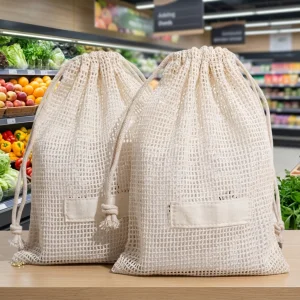 Premium Cotton Mesh Bag