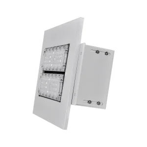 100W/150W/200W IP65 Outdoor Aluminum Gas Station Ceiling Recessed Surface Mounted LED Canopy Light