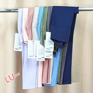 Women's Leggings Butt Lifting Maternity Yoga Pants LU Luxe Ultra-Soft Quick Dry Breathable Nylon Spandex High Waist Plus Size