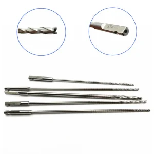 1PCS AO Drill Bits Cannulated Drill Bits Stainless Steel Hollow Drill Bits Veterinary Orthopedics Instruments