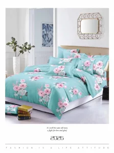 Navy Checkered Comforter