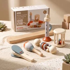 Montessori Wooden Musical Instrument Set for Toddlers