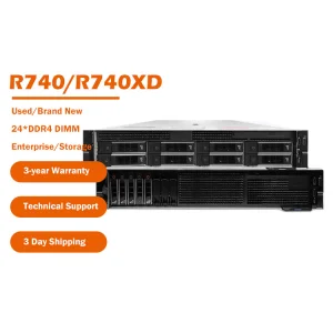 Brand New/Used 2U 2.5"/3.5" Chassis 8sff Server Intel Xeon Processor Dells PowerEdge R740 R740XD Cloud Storage Rack Server