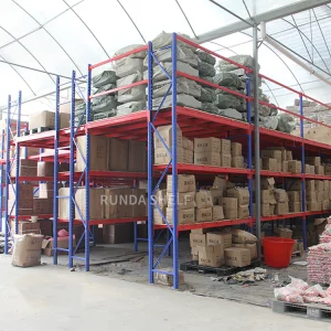 RD Hot Sale Double-Sided Mezzanine Rack Heavy Duty Metallic Attic Rack for Factory Store Warehouse Supermarket Kitchen