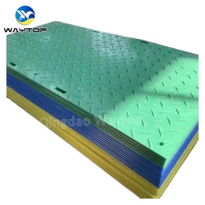 Flexible 4' X 8' HDPE Ground Protection Mat for Seaside Applications