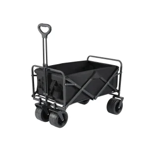 Heavy-Duty Folding Camping Collapsible Golf Cart Comfortable Stainless Steel Sand Beach Wagon Stroller Big Wagon Cart