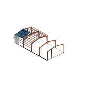 Durable Steel Structure Frame for Easy Workshop Assembly