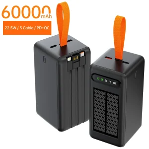 60000mAh Solar Power Bank