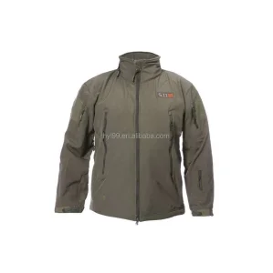 Lightweight Wholesale Leather Waterproof Jacket, Desert Digital Camouflage for Patrol Duty
