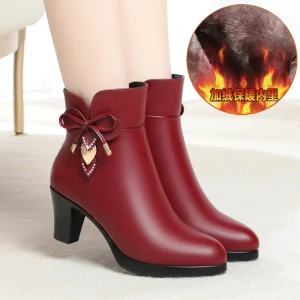 Wholesale Luxury Low-heels Women Boots