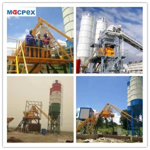 Precast Concrete Batching Plant with Sicoma Planetary Mpc Mixer