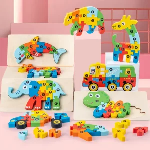 Wooden 3d Puzzles Educational Toys