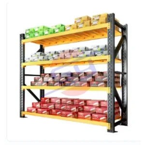 Adjustable Boltless Metal Rack Shelf 300KG Capacity Low Price Corrosion Protected Warehouse Storage Racks 100KG Medium Duty