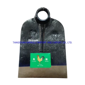 Agricultural Hand Tools H304 Railway Steel Forged Garden Hoe Head Farming Digging Hoe
