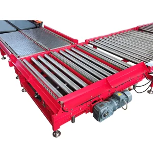 Heavy Duty Pallet Pop-up Roller Transfer Conveyor for 2-Way Pallets