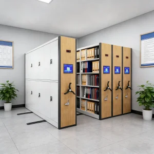 Mobile Metal Shelving Electric Compactor