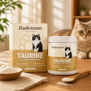 Jiadexuan Cat Dog Taurine Mild Formula Daily Care Comfortable Pet Body Nutrition Powder 200g Complex Vitamins Trace Elements