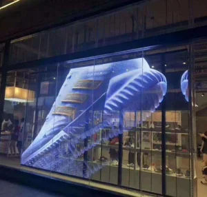 P4-8 Transparent LED Video Walls Display Screen Flexible LED Glass Window Outdoor Advertising Digital Poster