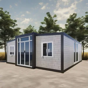 Extendable Home 20ft 40ft Prefab Expandable Container House Steel Portable Prefabricated Villa 2 Bedroom With Bathroom