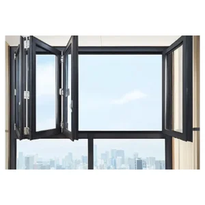 Tempered Glass Stylish Residential Dual-Glazed Aluminum Windows