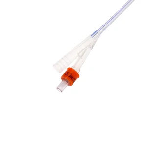 Adult High Quality Disposable 100% Full Silicone Size Medical Grade 3 Way Foley Catheter for Urine Drainage with CE, ISO Certificates