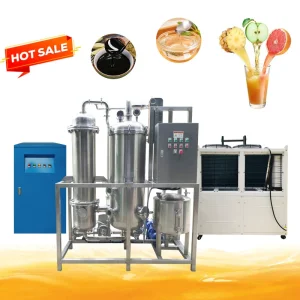 Vacuum Wiped Falling Film Evaporator with Chiller and Heating System Small Ethonal Evaporator Single Effect for Hemp Oil