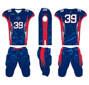 Conjunto de uniforme de fútbol americano personalizado
