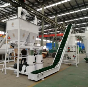 Máquina de Fabricação de Ração para Animais, Aves e Gado, Pequena Linha de Produção de Ração e Pelletizadora de Ração