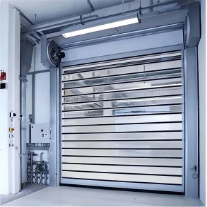 Commercial Thermal Insulated Burglar Proof Quick Performance Aluminum Spiral High Speed Garage Door