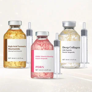 OEM ODM Deep Collagen Silk Peptide Facial Ampoule Intensive Lifting Serum for Face for Anti-Aging, Tightening, Firming Hydration