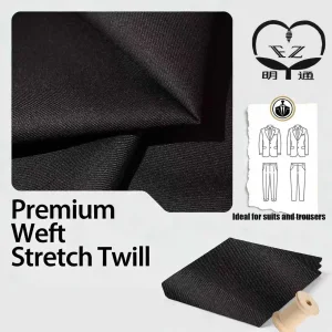 Elegant Drapable Flexible Smooth T63r34 Sp3 Fabric for Formal Uniform Apparel