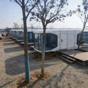 Cheap Modular 3 Bedrooms 1 Living Room Capsule Mobile China Modular Modern Detachable High-End Prefabricated Capsule House