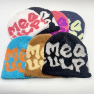 Wholesale Custom Logo Women Beanie Hats